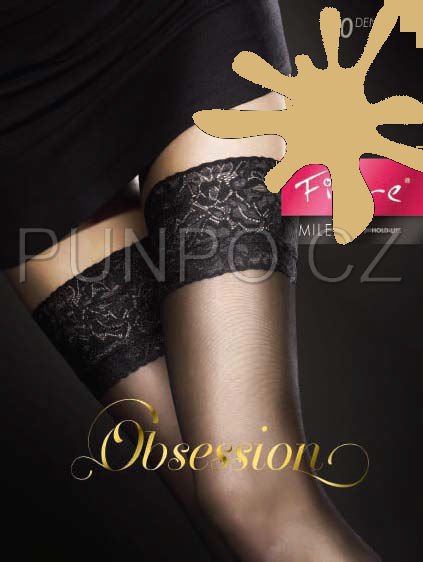 Dámské punčochy samodržící s krajkou > varianta TAN > 4 (40, 42, 44, M-L, L)