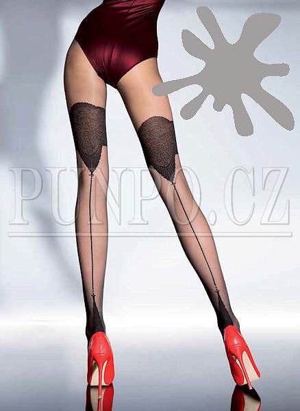 PUNČOCHÁČE dámské MIKROVLÁKNO - VZOR > varianta GREY > 2 (36-38, S-M)