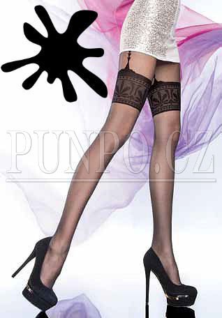 PUNČOCHÁČE dámské MIKROVLÁKNO - VZOR a EFEKT > varianta BLACK > 2 (36-38, S-M)