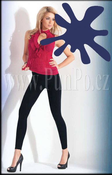 Dámské legíny silné 90 DENier > varianta BLUE > 3 (38, 40, S-M, M)