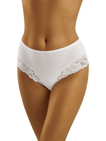 Dámské LUXUSNÍ kalhotky - krajka > varianta BÍLÁ > XL