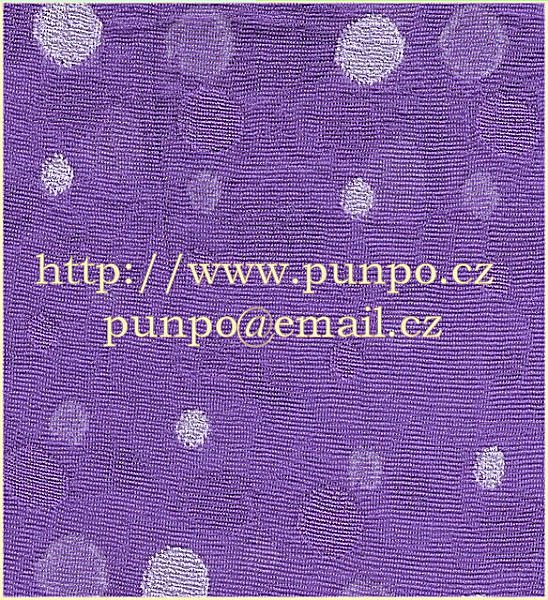 Letní vzorované punčochy - BOKOVKY - 3D efekt > varianta DARK LILA > 4 (40, 42, 44, M-L, L)