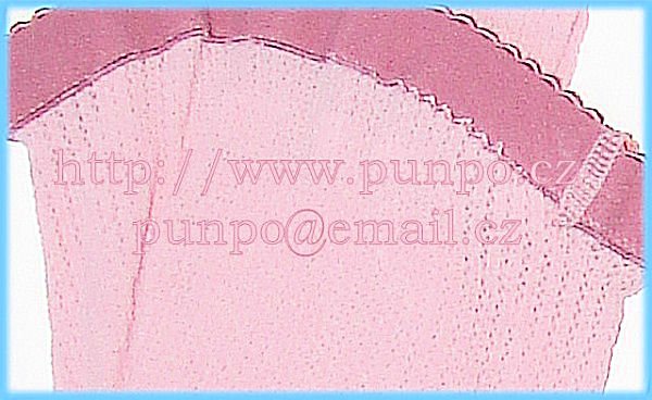 síťované zeštíhlující punčochy - BOKOVKY > varianta DUSTY ROSE > 4 (40, 42, 44, M-L, L)