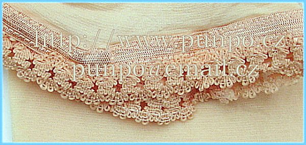 Legíny - POLOSILNÉ - zakončení krajkou s podílem bavlny > varianta VANILLA > 4 (40, 42, 44, M-L, L)