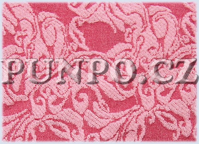 PUNČOCHÁČE dětské - 3D  vzor > varianta FUCHSIA > 116-122