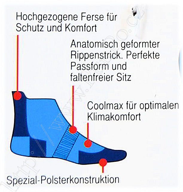 Speciální ponožky C O O L M A X > varianta B Í L Á > 43-46