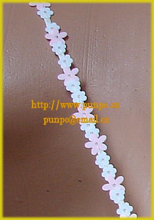Odepínací ramínka - ozdobná > varianta RŮŽOVÁ > 29 cm