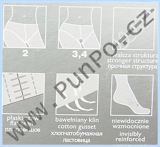 bokovky -  PUNČOCHÁČE mikrovlákno > varianta M O C C A > 2 (36-38,  S-M)