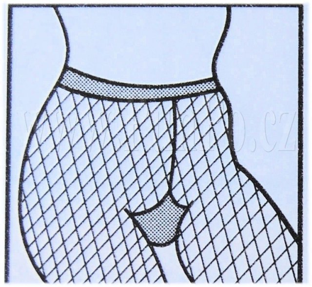 Dámské punčocháče SÍŤKA KABARET > varianta ČERNÁ > 4 (40, 42, 44, M-L, L)