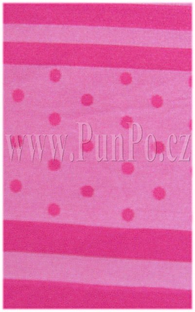 PUNČOCHÁČE dětské - vzorované z mikrovlákna > varianta FUCHSIA > 116-122