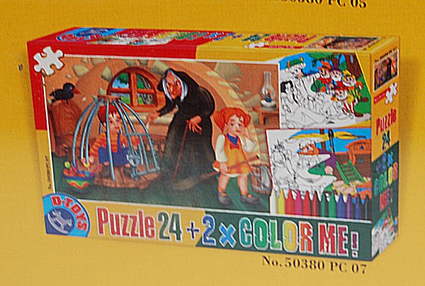 PUZZLE pucle pazl skládačka - CREATIV > varianta Jeníček a Mařenka