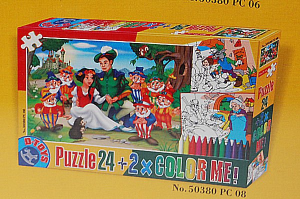 PUZZLE pucle pazl skládačka - CREATIV > varianta SNĚHURKA A 7 TRP.