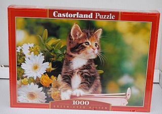 PUZZLE pucle pazl skládačka > varianta KOČKA