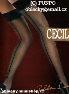SAMODRŽÍCÍ dámské punčochy -  VZOREK > varianta MOCCA > 3 (38, 40, S-M, M)
