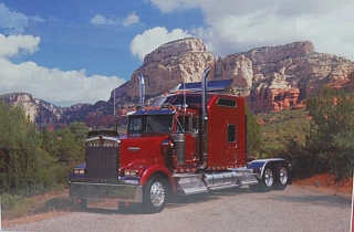 PUZZLE pucle pazl skládačka > varianta KENWORTH TRUCK