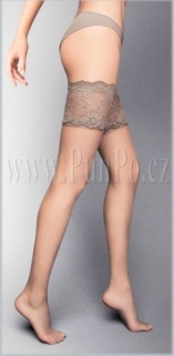 Luxusní samodržící punčochy > varianta ČERNÁ > 2 (36-38,  S-M)