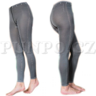 Legíny - efekt JEANS > varianta ČERNO ŠEDÁ melír > 3 (38, 40, S-M, M)