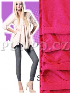 LEGÍNY s 3D efektem > varianta RASBERRY (malina) > 3 (38, 40, S-M, M)