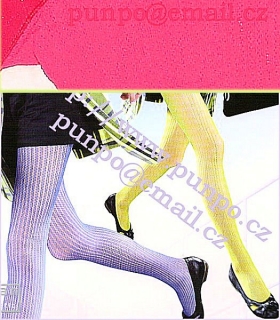 síťované zeštíhlující punčochy - BOKOVKY > varianta RASPBERRY > 2 (36-38,  S-M)