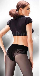 dámské PUNČOCHÁČE - ZEŠTÍHLUJÍCÍ EFEKT > varianta ČERNÁ > 3 (38, 40, S-M, M)