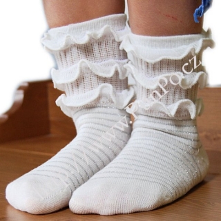 Ponožky s leskem a 3D ef. > varianta S M E T A N A > 27-30