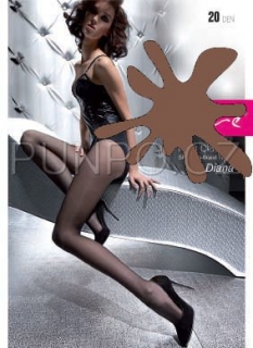 PUNČOCHÁČE dámské - BEZ zesíleného sedu > varianta MOCCA > 3 (38, 40, S-M, M)