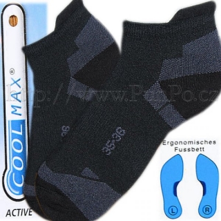 Speciální ponožky C O O L M A X > varianta Č E R N Á > 39-42