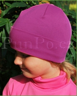 Podzimní-jarní čepice > varianta VIOLET > vel. narození - 1,5 roku