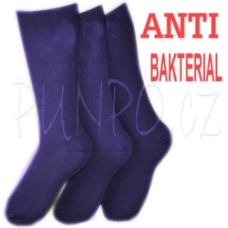 Antibakteriální PONOŽKY > varianta MODRÁ TEMNÁ > 40-44