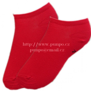 KOTNÍKOVÉ ponožky pro všechny > varianta ČERVENÁ > 32-34