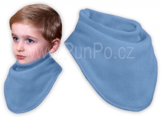 Dětský nákrčník - zimní > varianta MODRÁ světlá > dospělí