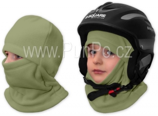 Lyžařská kukla > varianta ZELENÁ > dospělí