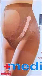 PUNČOCHÁČE pro těhotné - 40 denier s BAVLNOU > varianta TĚLOVÁ > 4 (40, 42, 44, M-L, L)