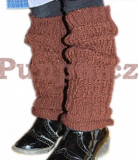 Zimní pletené návleky > varianta Č O K O L Á D A > UNI dětská (98-128)