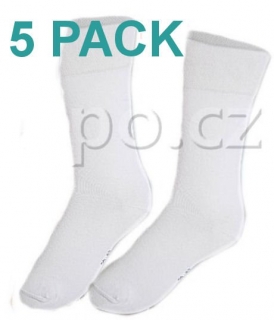 KLASICKÉ ponožky - s elastanem > varianta BÍLÁ > 39-42