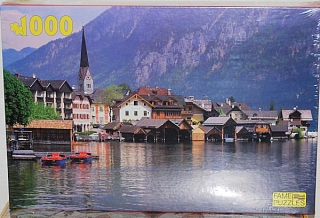 PUZZLE pucle pazl skládačka > varianta SALZKAMMERGUT