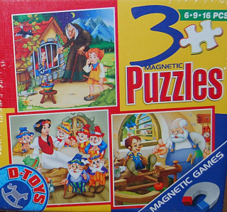 PUZZLE pucle pazl skládačka - MAGNETY