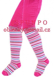 TERMO dětské punčocháče - zateplené > varianta MALINA > 98-104