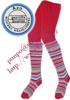 TERMO dětské punčocháče - zateplené > varianta ČERVENÁ > 98-104
