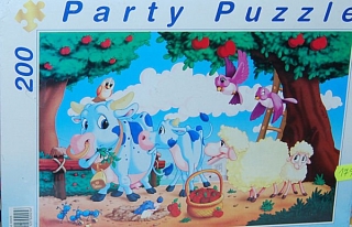 PUZZLE pucle pazl skládačka > varianta KRAVIČKY