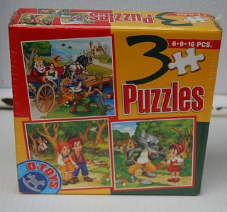 PUZZLE pucle pazl skládačka > varianta KOCOUR V BOTÁCH