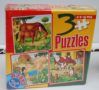 PUZZLE pucle pazl skládačka > varianta VENKOV