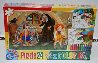 PUZZLE pucle pazl skládačka - CREATIV > varianta Jeníček a Mařenka