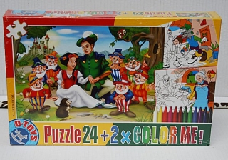 PUZZLE pucle pazl skládačka - CREATIV > varianta SNĚHURKA A 7 TRP.
